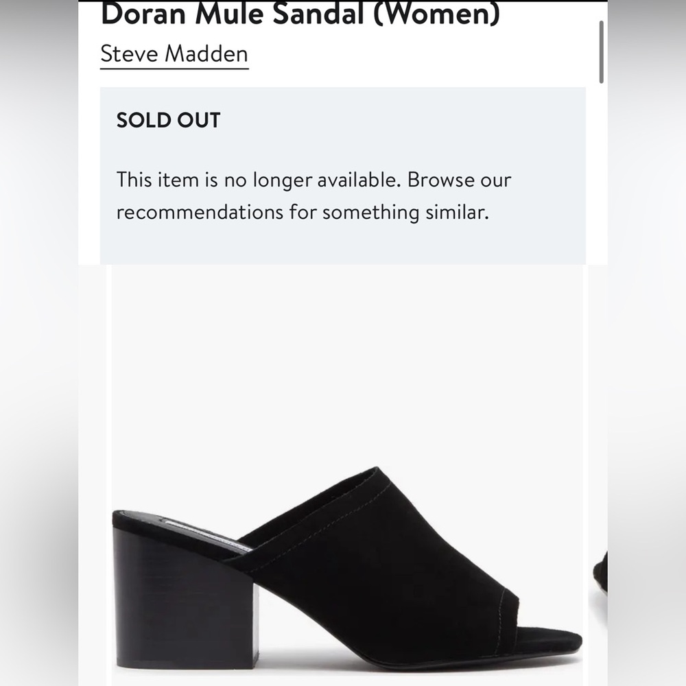Steve Madden Mule Heels